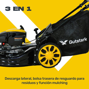 Podadora Cesped Gasolina 21p 3en1 7 Velocidades 6.5hp 170cc