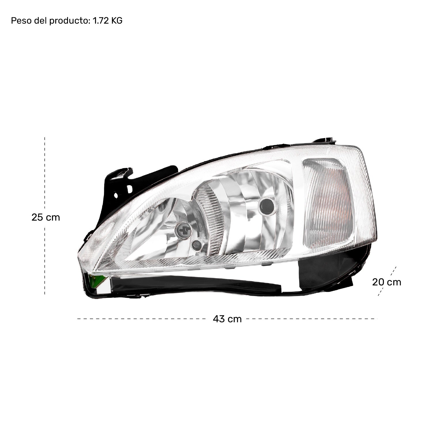 Par Faros Corsa Chev Universal 2003 2004 2005 2006 2007 2008
