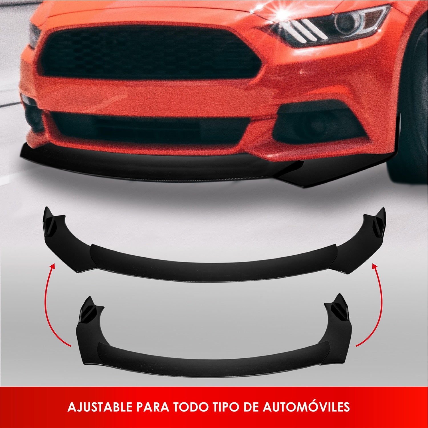 Lip Splitter Delantero Universal Autos Lujo Defensa 3 Pzs