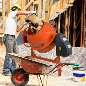 Revolvedora De Concreto Electrica 1/2 Saco 160 L 1 Hp