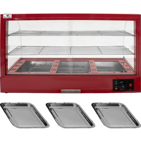 Vitrina Exhibidor Alimentos Calientes Mostrador Cristal
