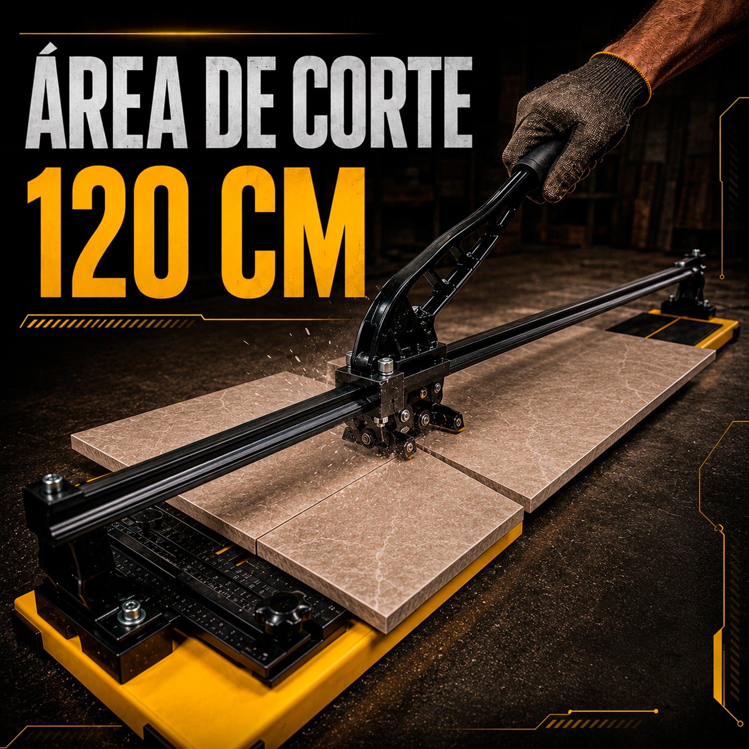 Cortadora De Piso Azulejo Manual 120cm Loseta Ceramico