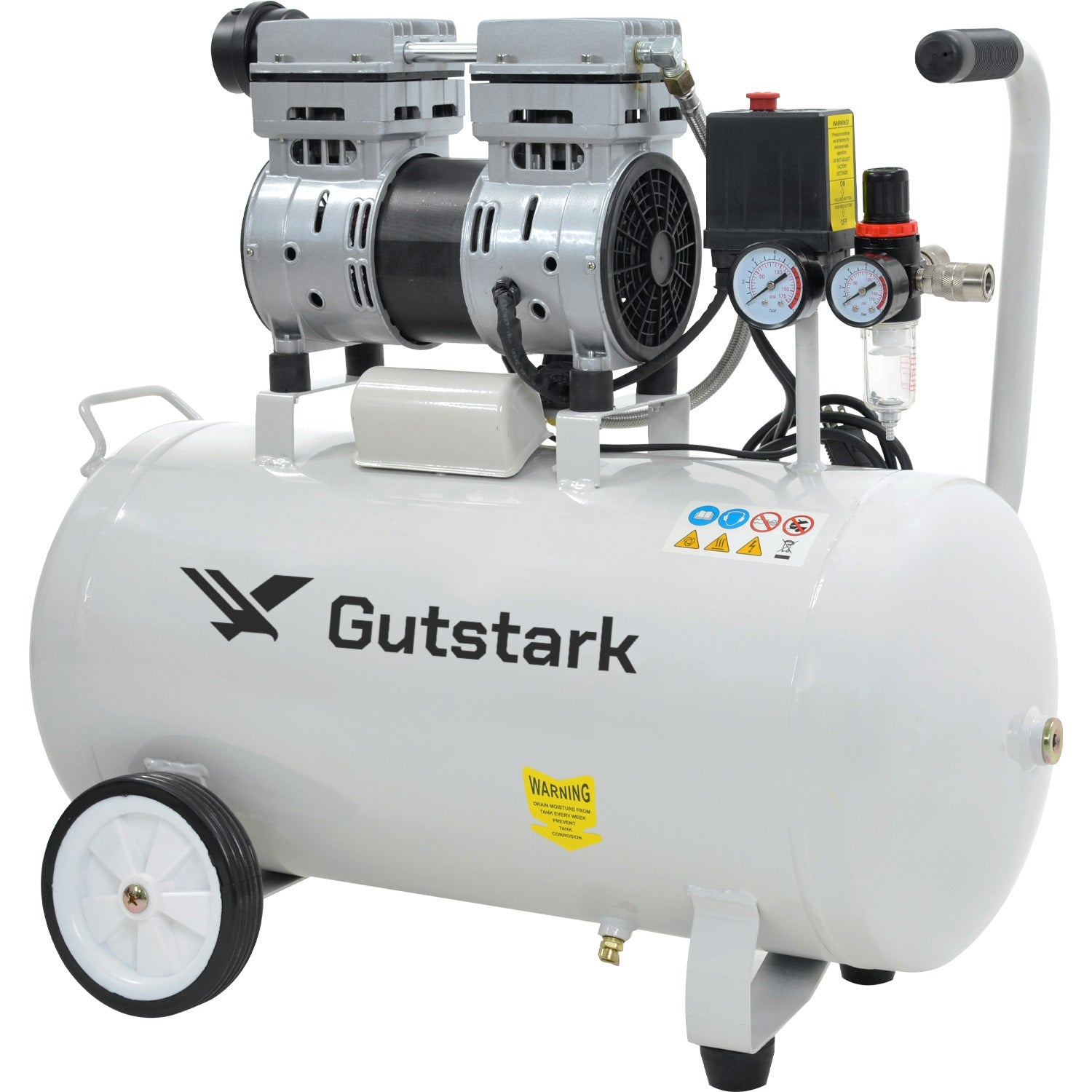 Compresor Aire Electrico Tanque Portatil 50 L 127v 750w 1hp