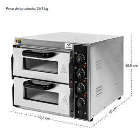 Horno Electrico Industrial Pizza Pan 40 Cm 300w 350°c