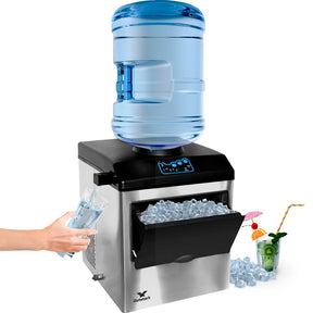 Maquina Dispensadora De Hielo Electrica Automatica 2 En 1