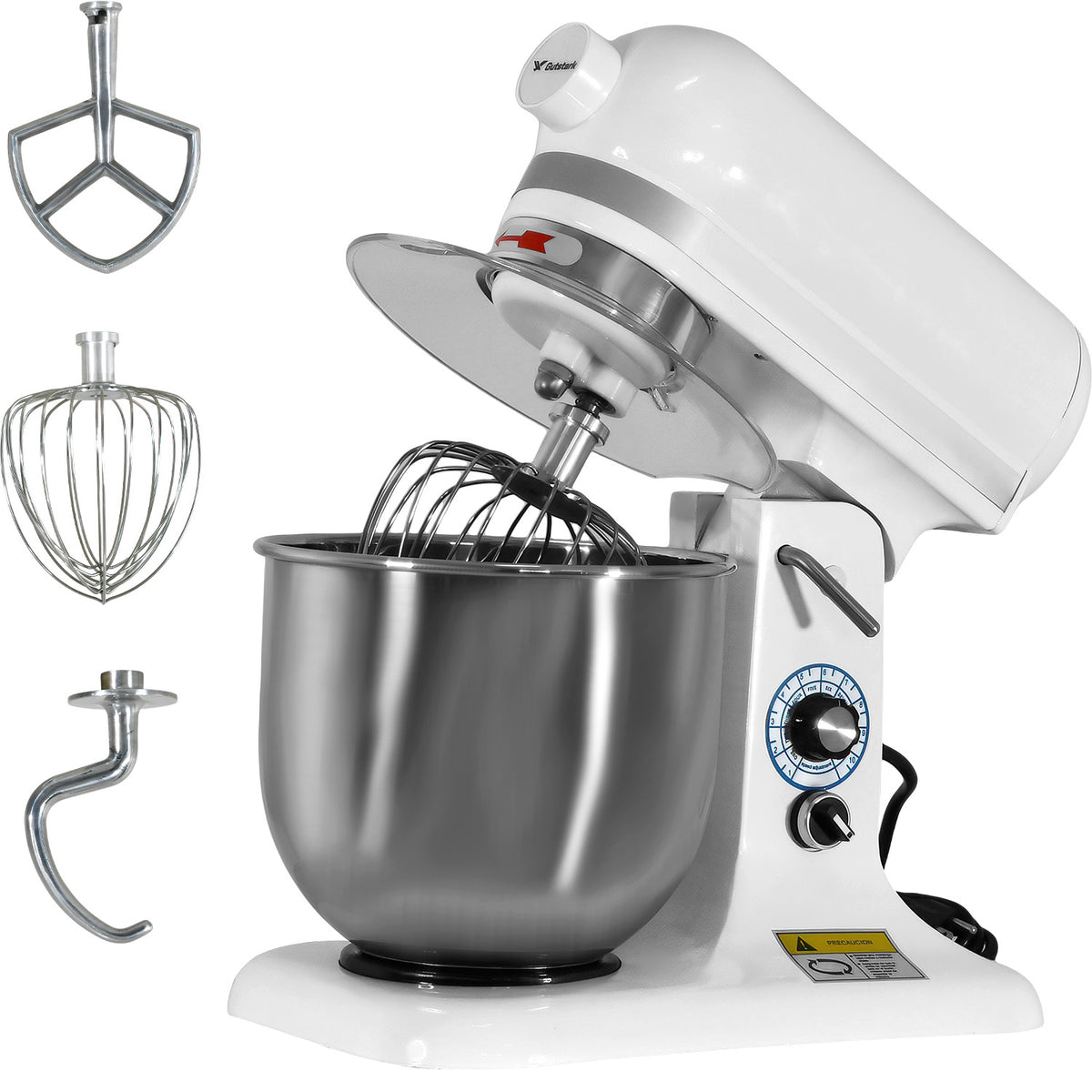 Batidora Pedestal 3 En 1 Industrial 7 Litros 650rpm 300w