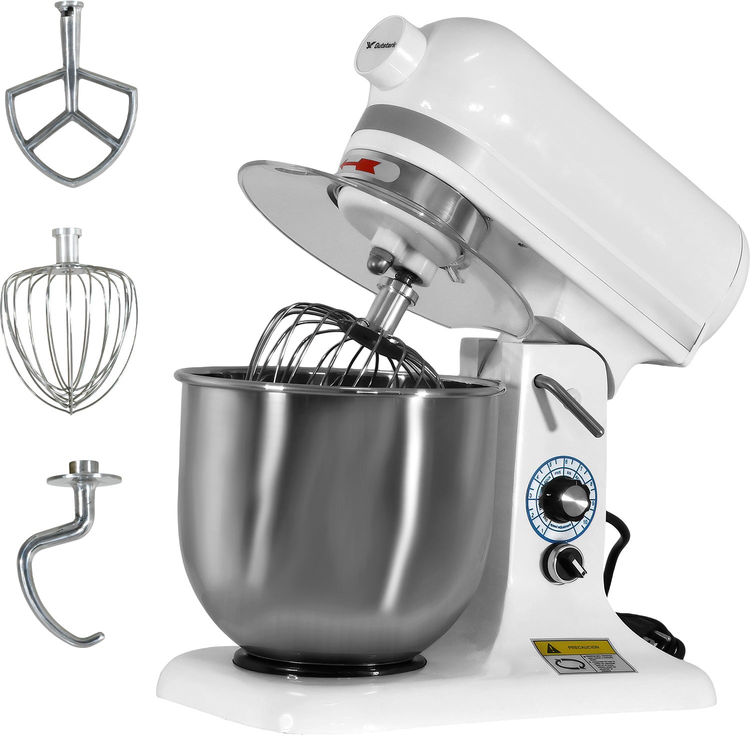 Batidora Pedestal 3 En 1 Industrial 7 Litros 650rpm 300w
