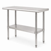Mesa Isla Acero Inoxidable Mesa Trabajo Cocina 95x45x90