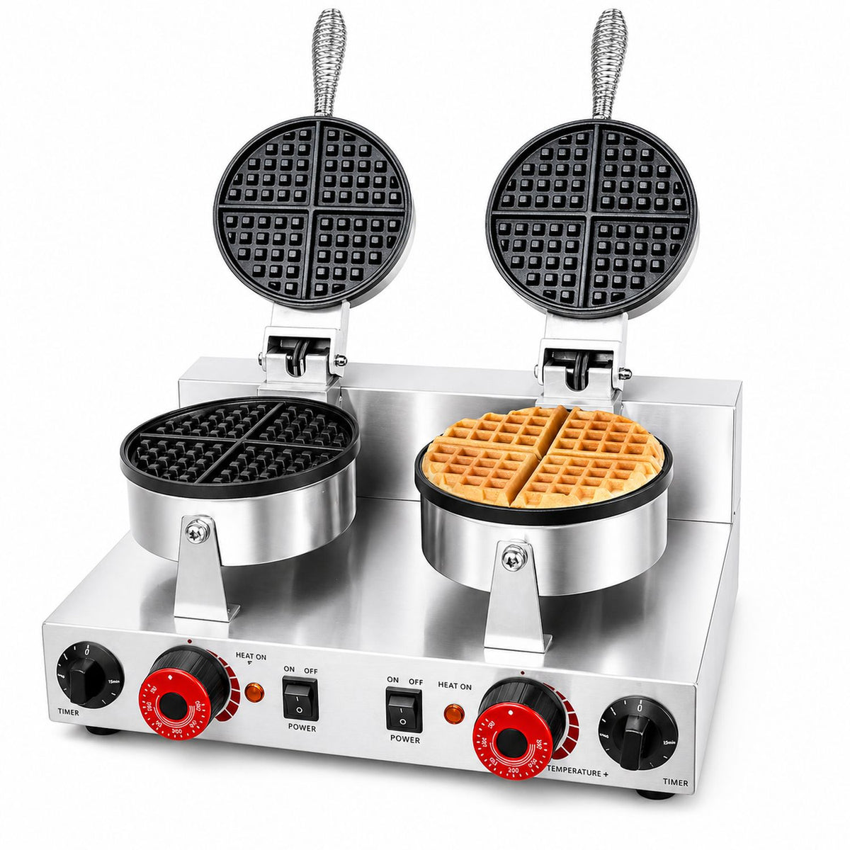 Wafflera Electrica Doble Industrial Antiadherente 2000w 250°