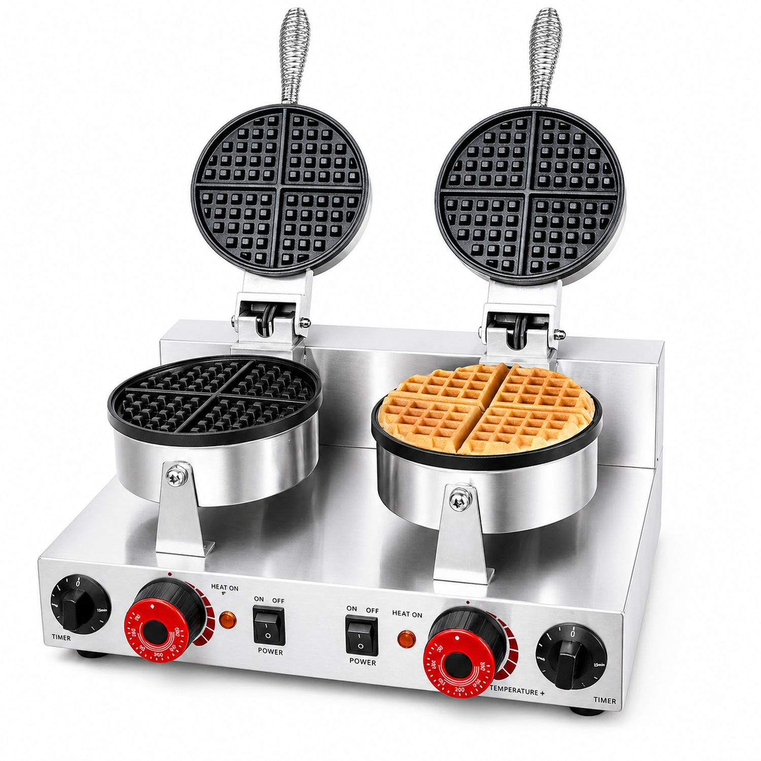 Wafflera Electrica Doble Industrial Antiadherente 2000w 250°