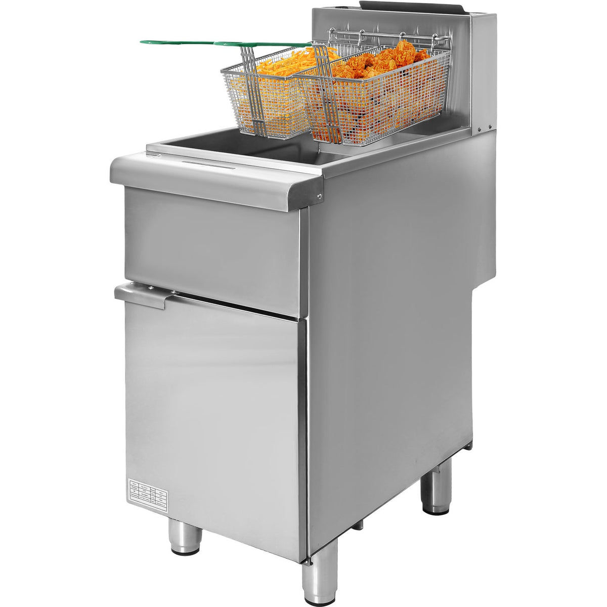 Freidora Industrial Aceite 24l Gas 3 Quemadores Acero Inox