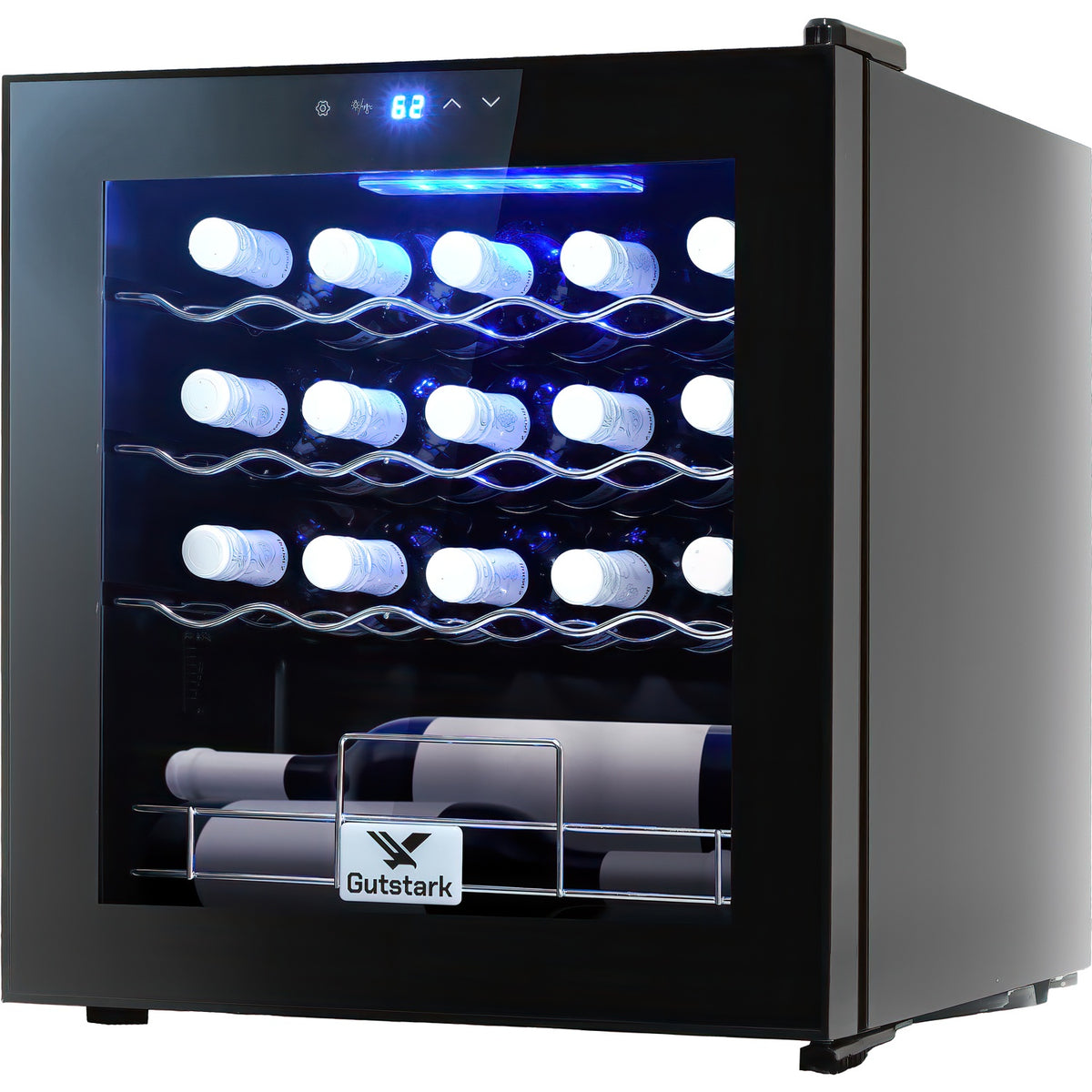 Cava Vinos Enfriador 19 Botellas Moderno Pantalla 60 Lts