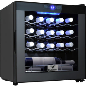 Cava Vinos Enfriador 19 Botellas Moderno Pantalla 60 Lts