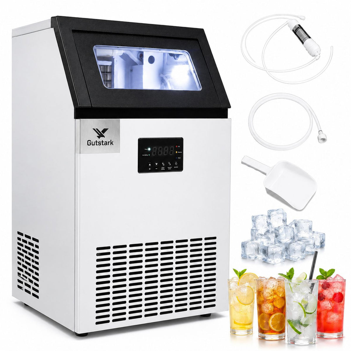 Maquina Fabricadora Hielo Comercial 40 Kg Dia Restaurante