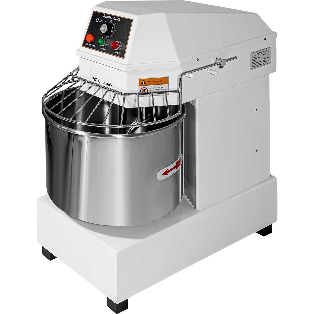 Amasadora Industrial Comercial 40 Litros 15kg 1500w 246rpm