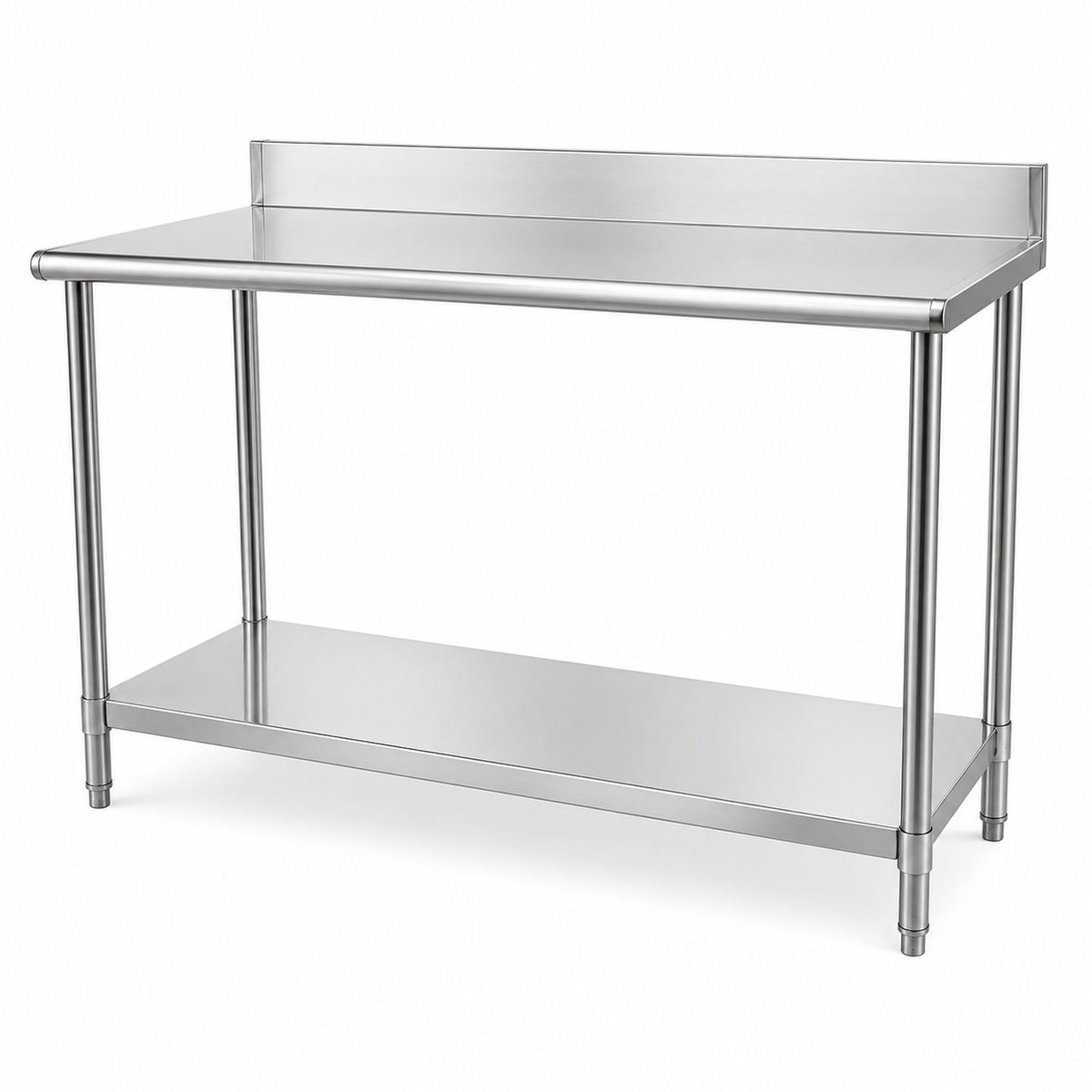 Mesa Trabajo Pared Acero Inoxidable Ajustable 150x60 Cm