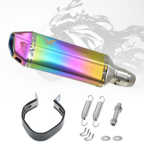 Escape Moto Acero Deportivo Tornasol Universal Silenciador