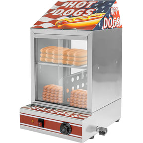 Vitrina Calentadora Vaporizadora Hot Dogs Salchichas 850w