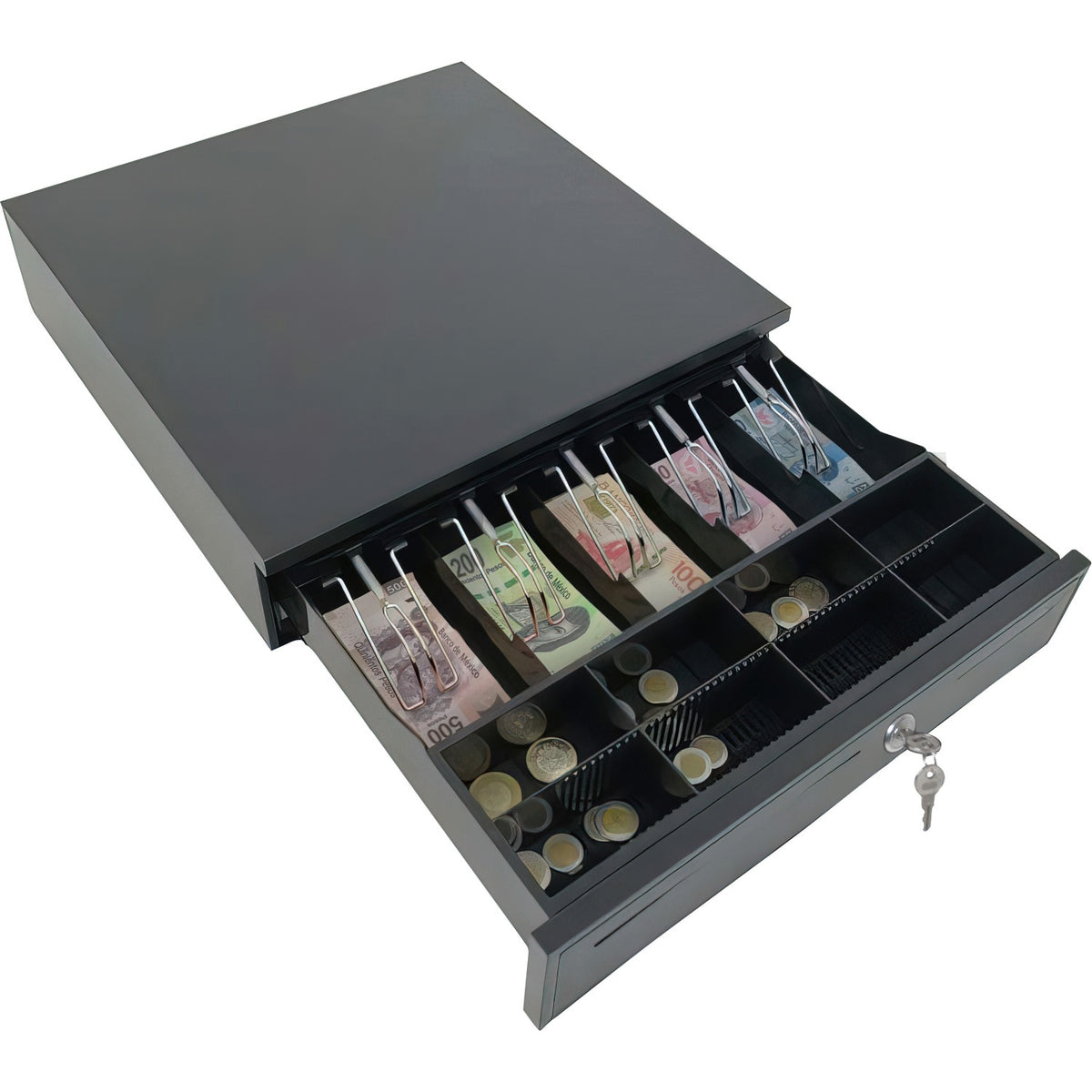 Cajon Dinero Metalico Caja Automatica Punto De Venta Rj11