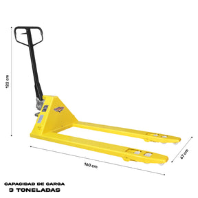 Patin Hidraulico Para Tarima 3 Toneladas Traspaleta
