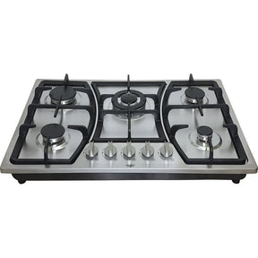 Combo Campana Cristal 90cm + Parrilla Inox Gas 5 Quemadores