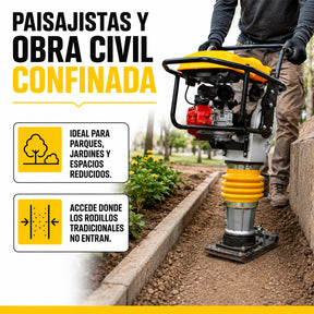 Bailarina Compactadora Concreto Apisonadora 6.5 Hp
