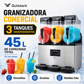 Maquina Para Frappe Smoothies Raspado 45 Litros Industrial