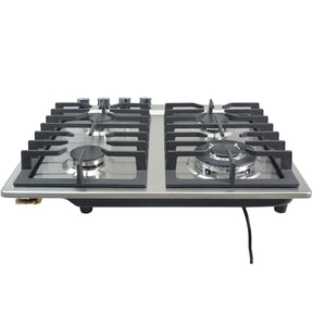 Parrilla A Gas Lp Y Natural 4 Quemadores 58.5 X 51 X 11 Cm