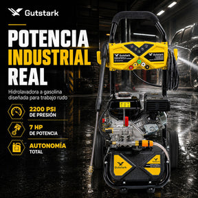Hidrolavadora Industrial Motor A Gasolina 2200 Psi 7 Hp