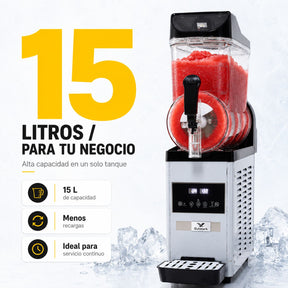 Maquina Smoothies 15 Litros Frappe Raspados 110v 400w