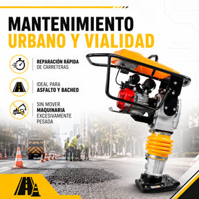 Bailarina Compactadora Concreto Apisonadora 6.5 Hp
