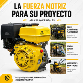 Motor De Gasolina 13 Hp Motor de 4 Tiempos Gutstark