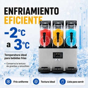 Maquina Para Frappe Smoothies Raspado 45 Litros Industrial