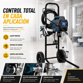 Pulverizador Pintura Industrial Electrica 17lts Sin Aire