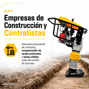 Bailarina Compactadora Concreto Apisonadora 6.5 Hp