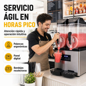 Maquina Para Smoothies Frapes Raspados Industrial 30 Litros