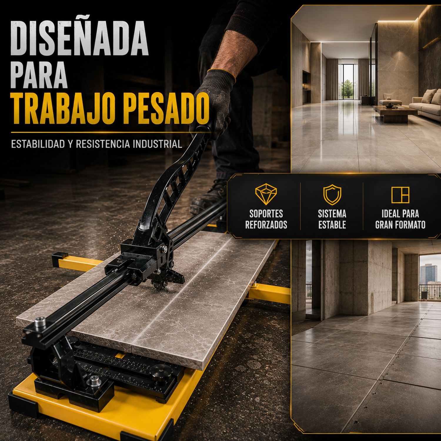 Cortadora De Piso Azulejo Manual 120cm Loseta Ceramico