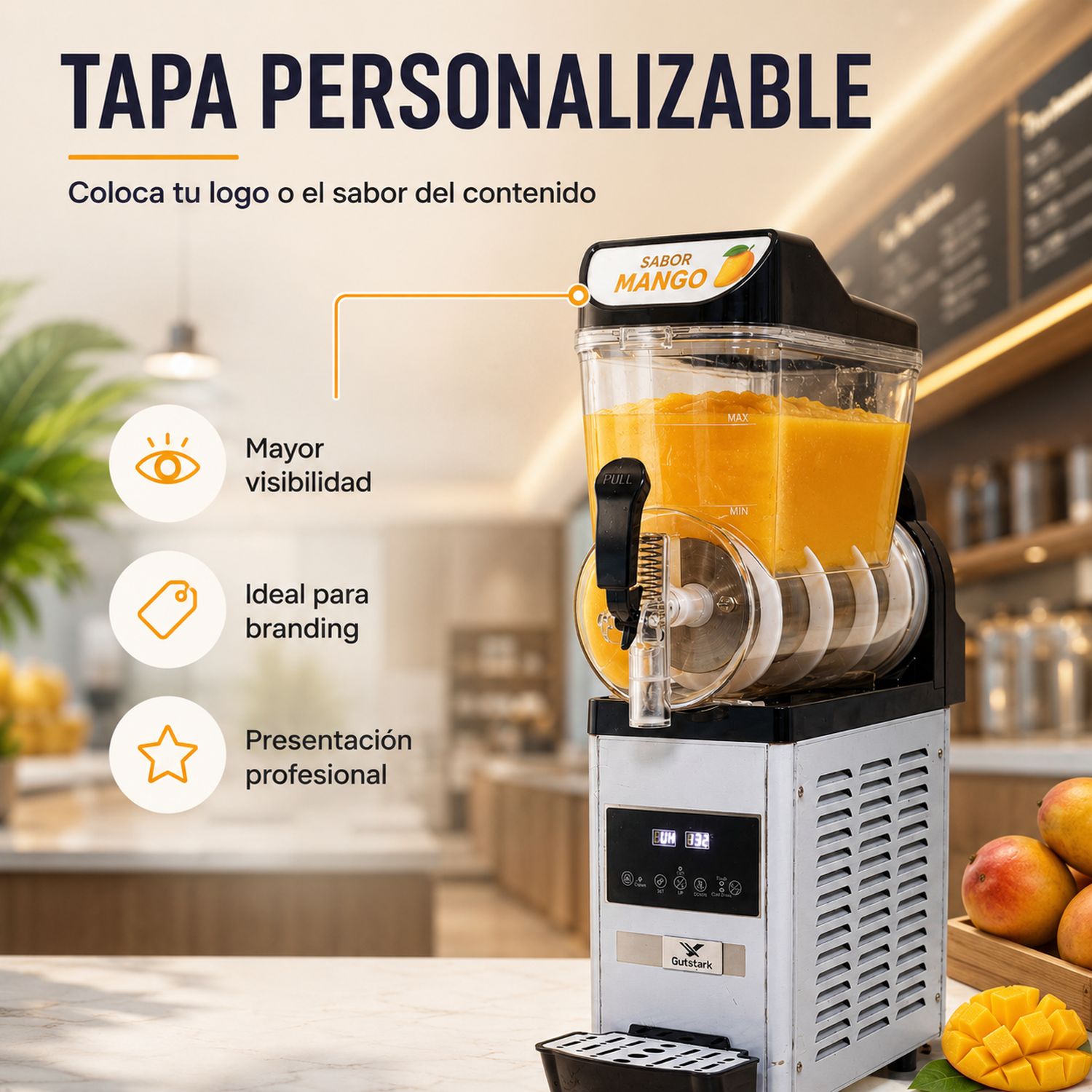 Maquina Smoothies 15 Litros Frappe Raspados 110v 400w