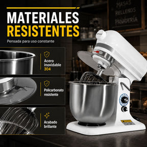 Batidora Pedestal 3 En 1 Industrial 7 Litros 650rpm 300w