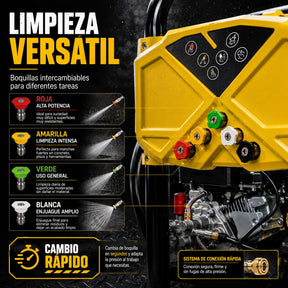 Hidrolavadora Industrial Motor A Gasolina 2200 Psi 7 Hp