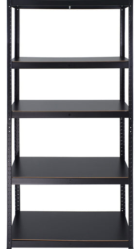 Estante Anaquel Rack Repisas 5 Niveles Metalico 180x39x89 Cm Color Negro