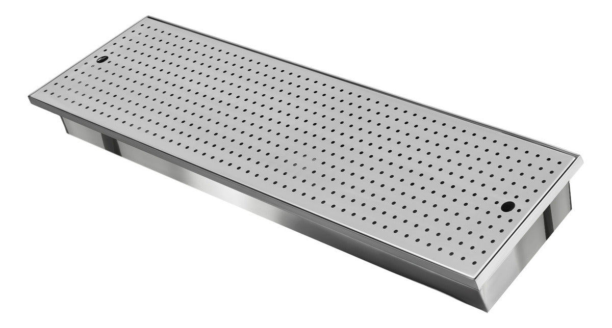 Rejilla Piso Coladera Lineal Acero Inox Universal 100x25