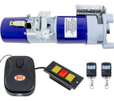 Kit Motor Cortina Roll Enrollable Porton 300kg 2 Controles Frecuencia 60 Hz