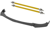 Kit Lip Universal Tipo Fibra Carbono + Sujetadores Lip Ama