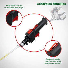 Desbrozadora Gasolina Desmaleza Recta 27cc 1hp 600ml Jardimex