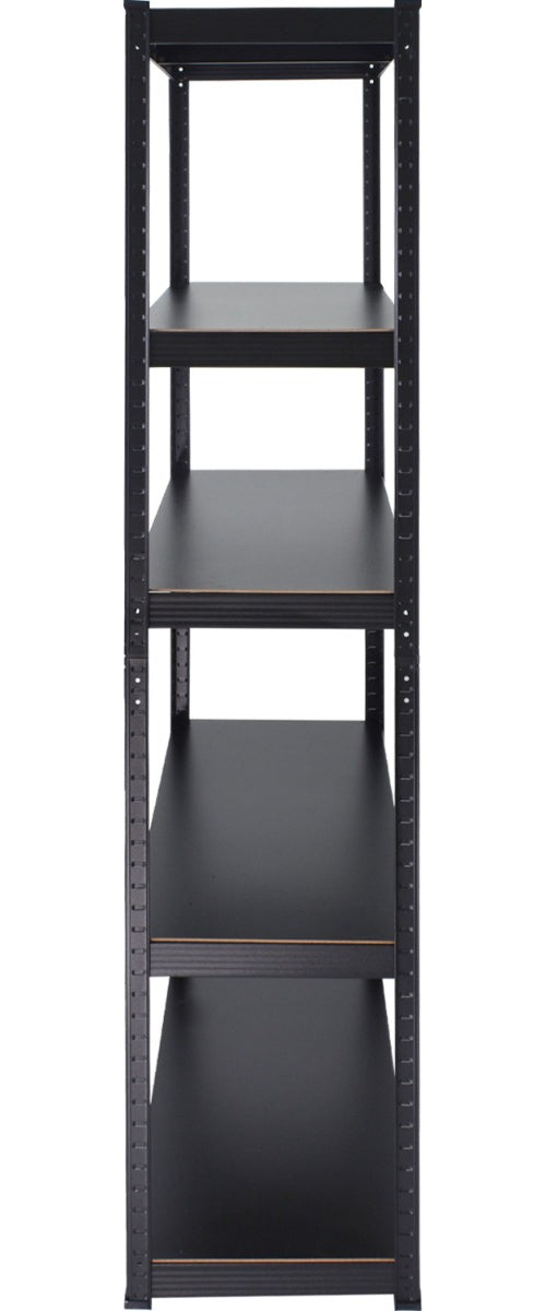 Estante Anaquel Rack Repisas 5 Niveles Metalico 180x39x89 Cm Color Negro