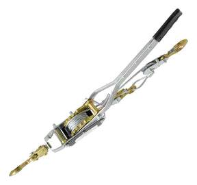Malacate Winch Manual 4 Ton Cable Acero 2.8m 3 Ganchos