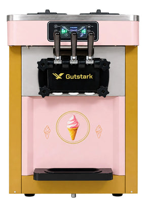 Maquina Helado Suave Mostrador 28l/h 3 Salidas 950w
