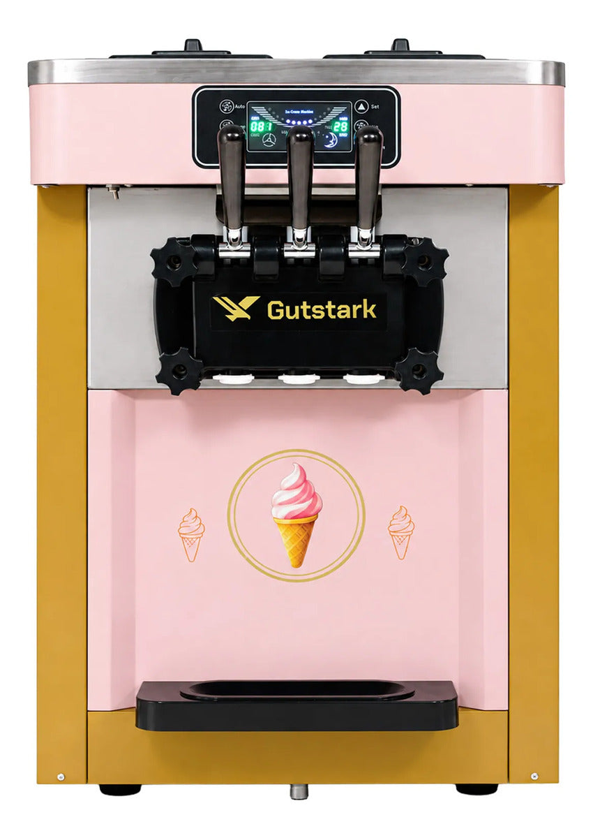 Maquina Helado Suave Mostrador 28l/h 3 Salidas 950w