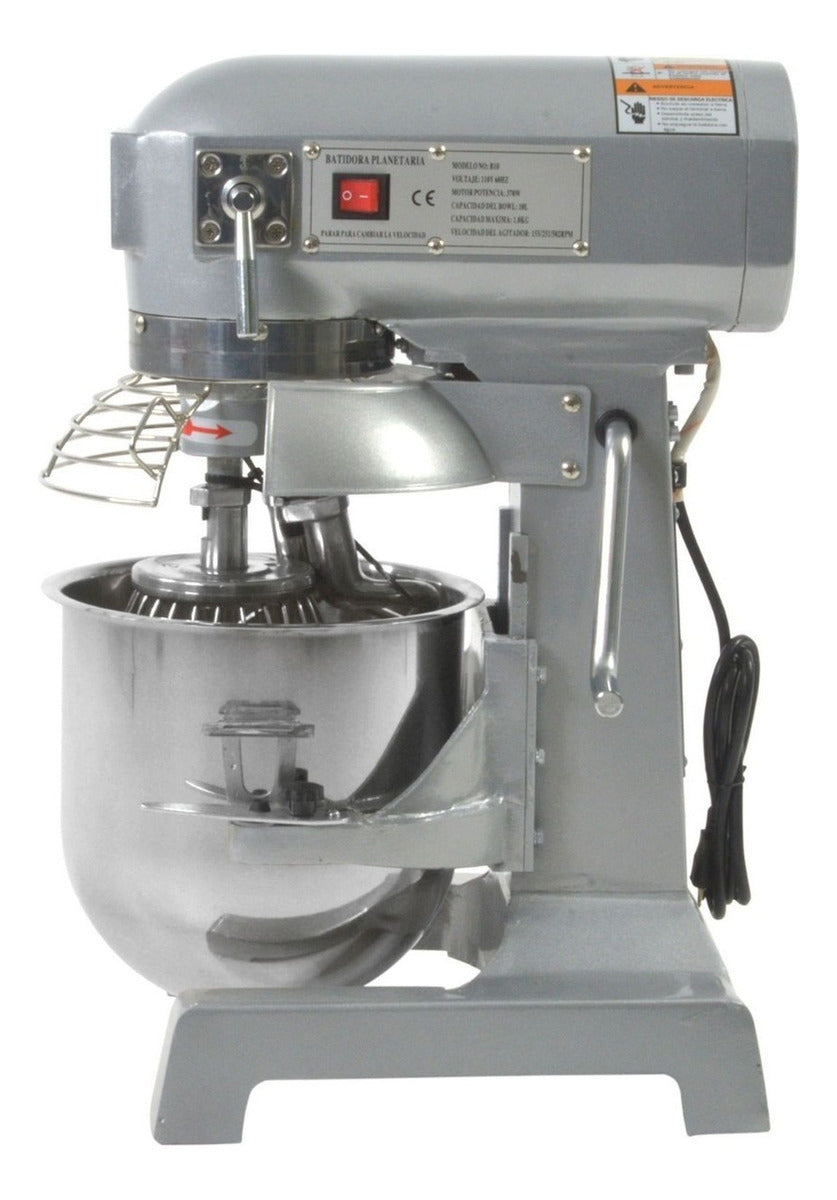 Batidora de pedestal industria 20LT  Gutstark plata 60 Hz 127 V